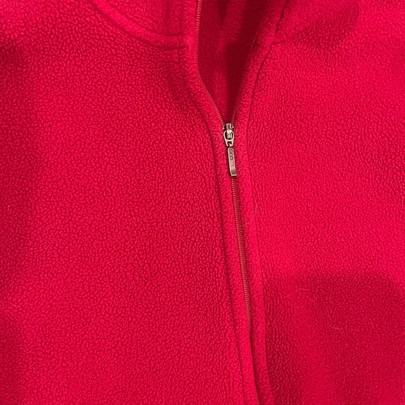 L.L. Bean Women’s Fleece Jacket – Red/Magneta – Size Small Petite (SPET) - Picture 7 of 9